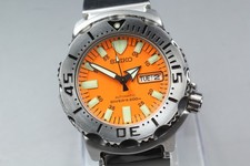 Presque comme neuve] Montre automatique pour homme SEIKO Orange Monster 7S26-...