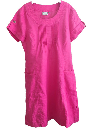 Jackpot robe lin - 40, rose