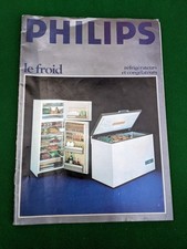 70’s 1978 Afel Philips catalogue le froid réfrigérateurs et congélateurs 30 x 21