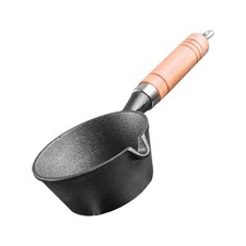 Cast Iron Sauce Skillet - Butter Warmer - Iron Oil Heating Pot a...