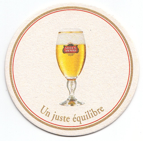Sous bock stella artois - sous-bock,