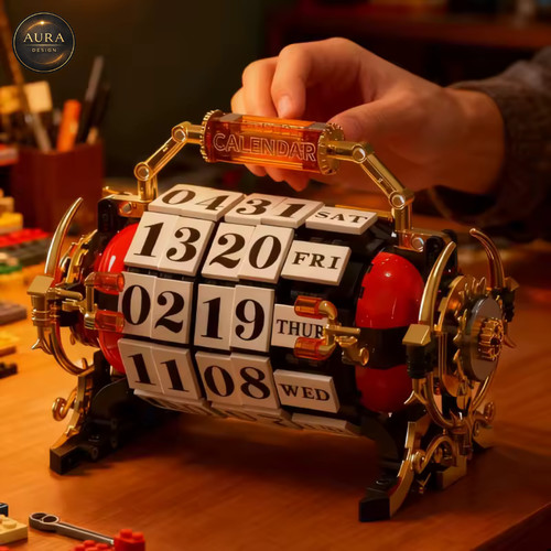 Calendrier mécanique briques