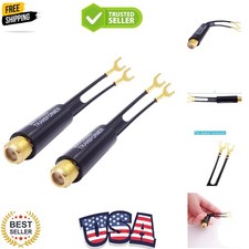 2-Pack Gold Plated 75 Ohm to