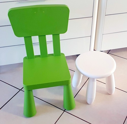 Chaise tabouret enfant ikea - +,