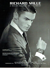 2012 Advertising 0321 Richard Mille Baptiste Giabiconi Caliber Watch
