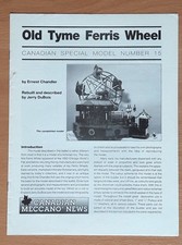 Notice Meccano Old Tyme Ferris