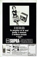advertising 0922 1969 Supra-Oranier oil stove burner released