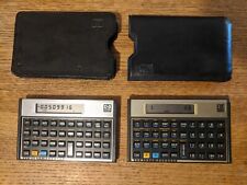 HP 15C & 12c Scientific Calculators with Sleeves -  Made in USA