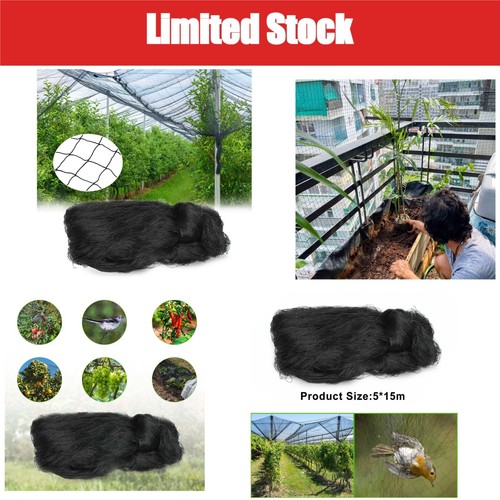 Filet protection oiseaux 5x15m - filet,