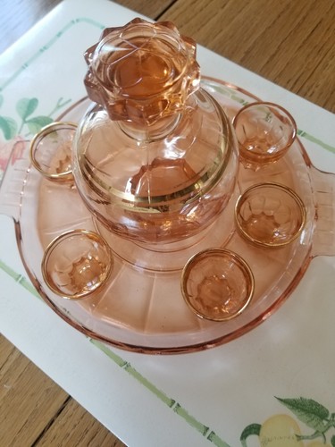 Ancien service liqueur - a,