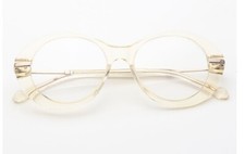 Lunettes de vue ovale jaune