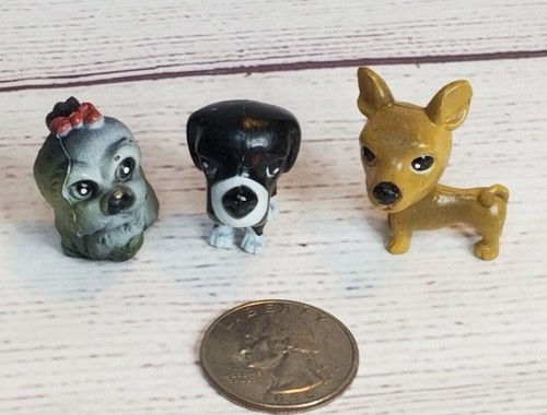 Miniature pvc dogs lot 3 - lot,