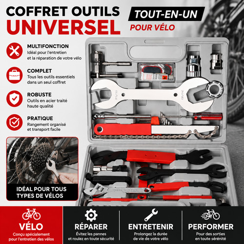 Kit réparation vélo - réparation, 44
