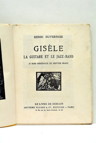 Livre ancien duvernois gisele - duvernois,