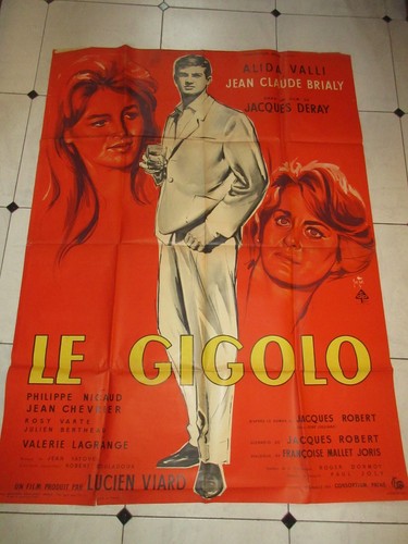 Affiche ancienne le gigolo - ancienne,