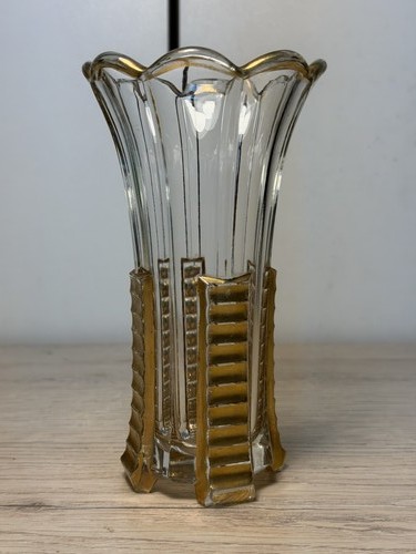 Vase art déco verre - vase,