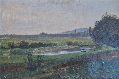 Tableau peinture huile toile - peinture,