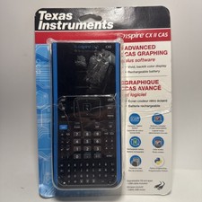 NO SOFTWARE LICENSE! TI Nspire CX II CAS Graphing Calculator NSCXCAS2/TBL/2L1/A