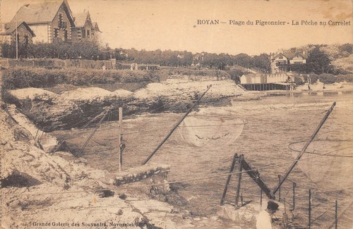 Cpa royan plage du - plage,