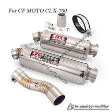 Exhaust Link Pipe + 51mm Muffler With DB Killer For CF MOTO 700CL-X 2020-2025