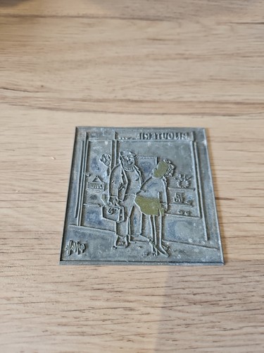 Plaque impression bd - plaque, de