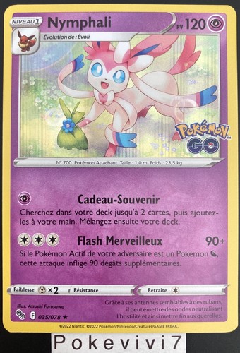 Carte pokemon nymphali 035 - carte,