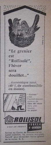 Publicité 1958 rollisol - 1958,
