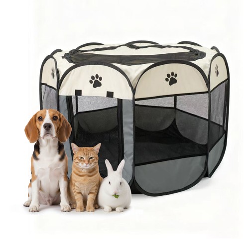 Enclos pliable pour - chiots, et