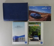 Board folder + operating instructions/manual Peugeot 206 CC convertible from 09/2004
