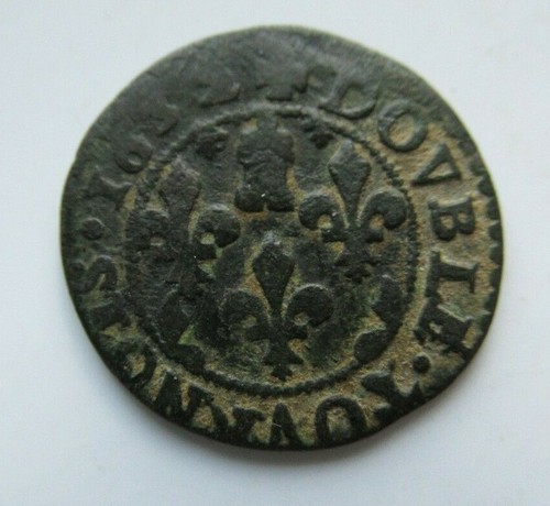 Pièce monnaie double tournois - monnaie,