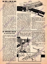 ROTARY SPRINKLER GARDEN PRESS RAIL REDUCED MODEL / DIY PLAN CUTTING 1950 DIY