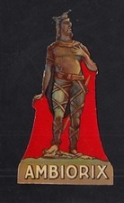 Antique Lytho Cigar Medallion Label BN10438 Ambiorix Gallic 