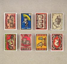 Lot de 8 boîtes d'allumettes