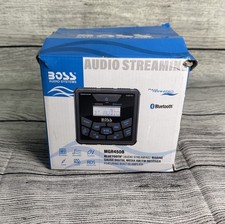 BOSS Audio Systems Streamer MGR450B Bluetooth Marine Gauge Receiver EXCELLENT