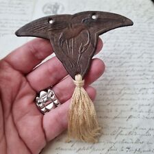 Pendentif 1900 Héron Art Nouveau Ibis Échassier Jugendstil Rare Bijou Ancien