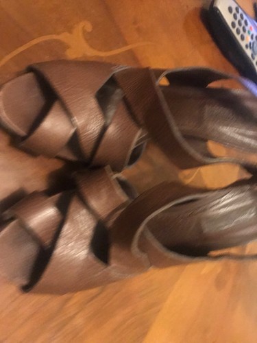 Sandale cuir zara occasion - cuir, d'occasion