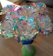 Lot de 8 roses artificielles