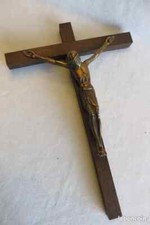 Crucifix Christ bronze sur