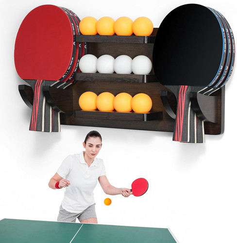 Ping pong paddle holder wall - ping,