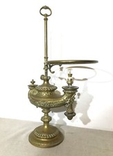 Lampe à pétrole de bureau Wild and Wessel époque Napoléon III.