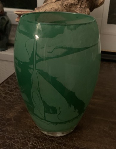 Vintage beau vase contemporain