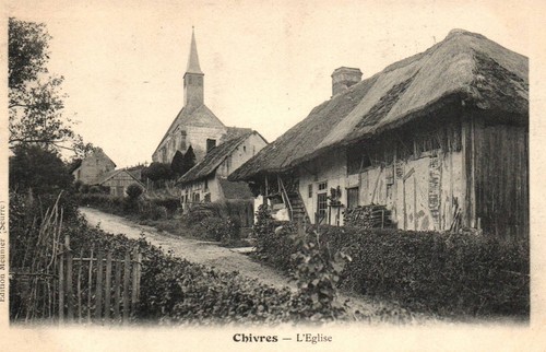 Cpa chivres - chivres, d'or)
