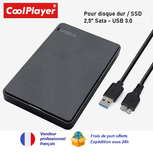 Boîtier disque dur - , ssd