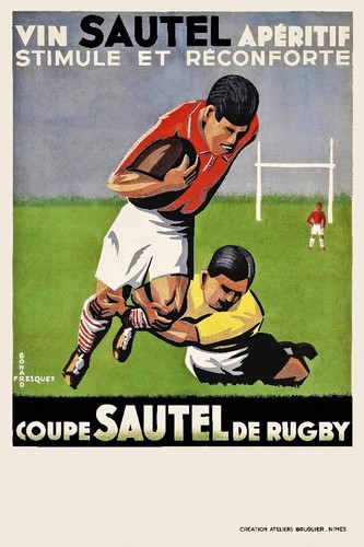 Coupe rugby vin sautel r147 - rugby,