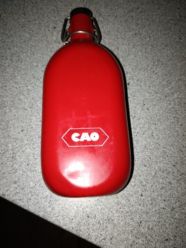 Gourde métal rouge cao - gourde,