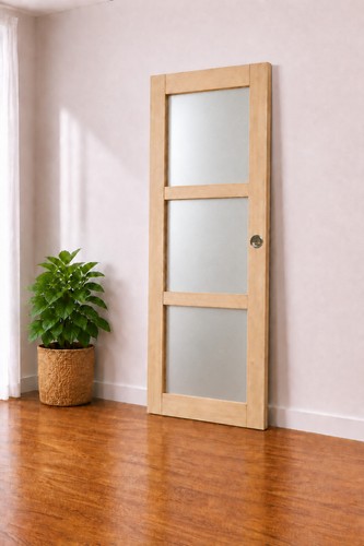 Porte coulissante bois - porte,