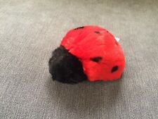 AUX NATIONS - Plush Ladybug, Red and Black, 11cm - New