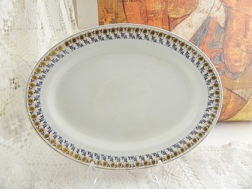 Antique art nouveau plateau - nouveau,