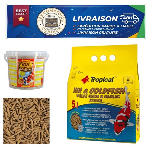 Tropical koi goldfish wheat - tropical,
