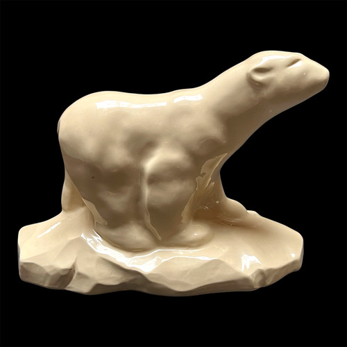 Grande sculpture ours - grande, polaire
